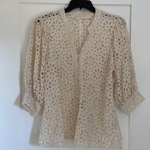 Jen’s Pirate Booty Flower Power Saloon Top size M